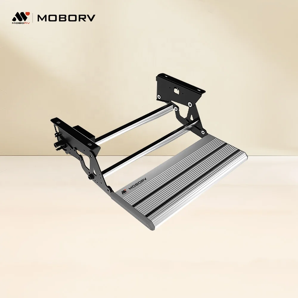 

MOBORV Motorhome & Recreational Vehicle Motorized Aluminum Step-Waterproof 200KG Load Capacity Automatic Control