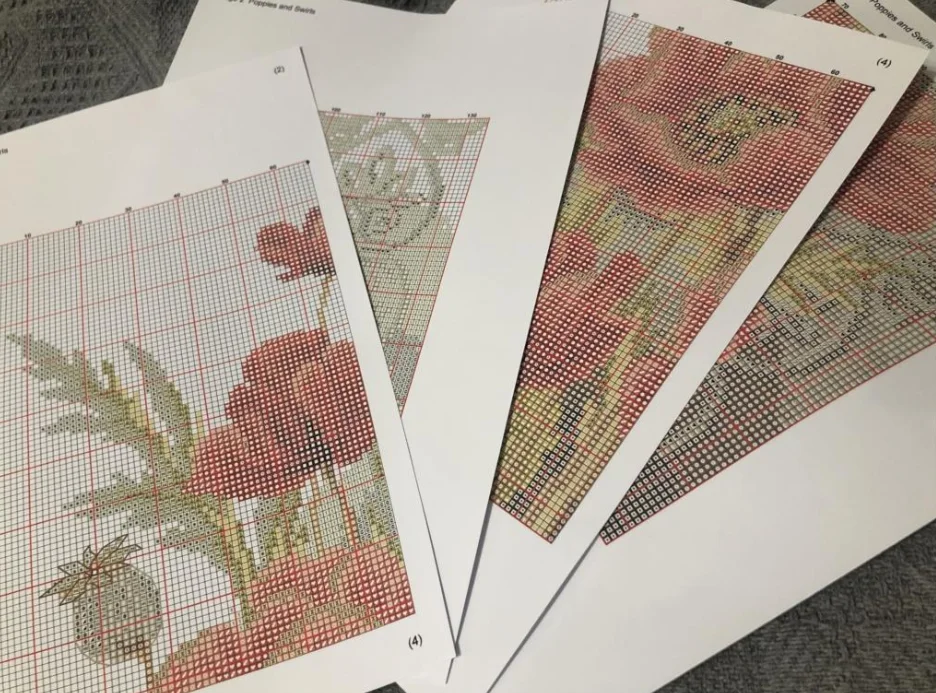 Collection Counted Cross Stitch Kit Squirrel Chipmunk Raccoon Rabbit Kitty Rose Rooster Cross Stitch Snow White and Apple 27-24 view 6