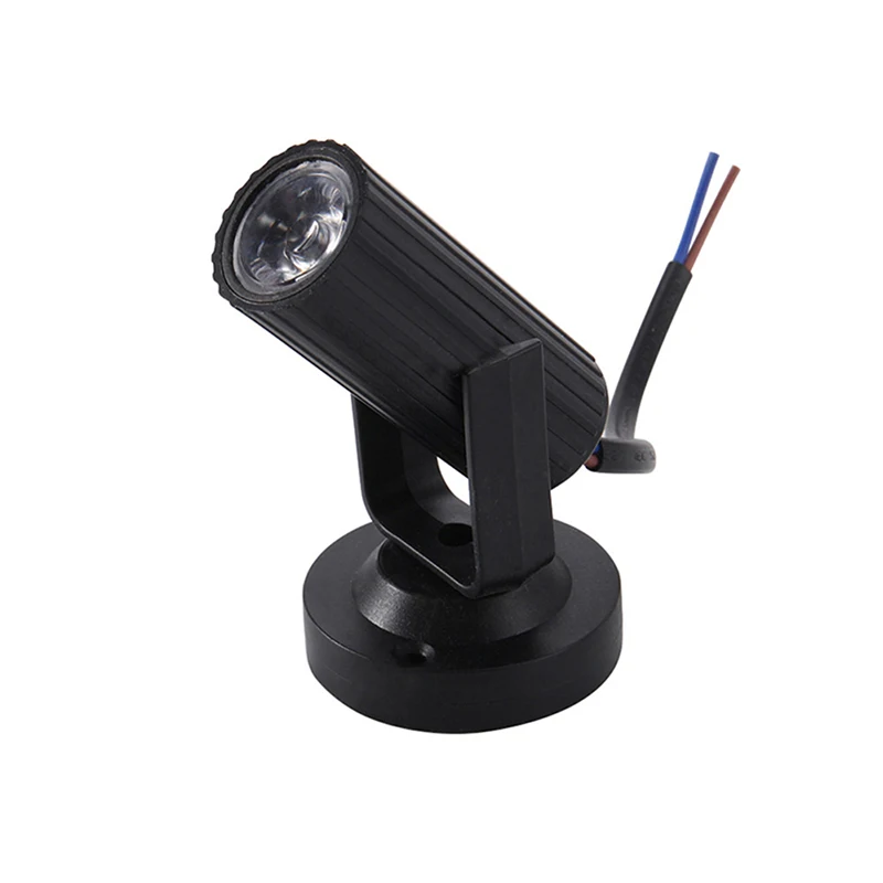 Minifoco LED ligero para escenario, lámpara de ángulo ajustable para pista de baile de fiesta, RGB, 1W, Dj, discoteca, Bar, Ktv, efecto de