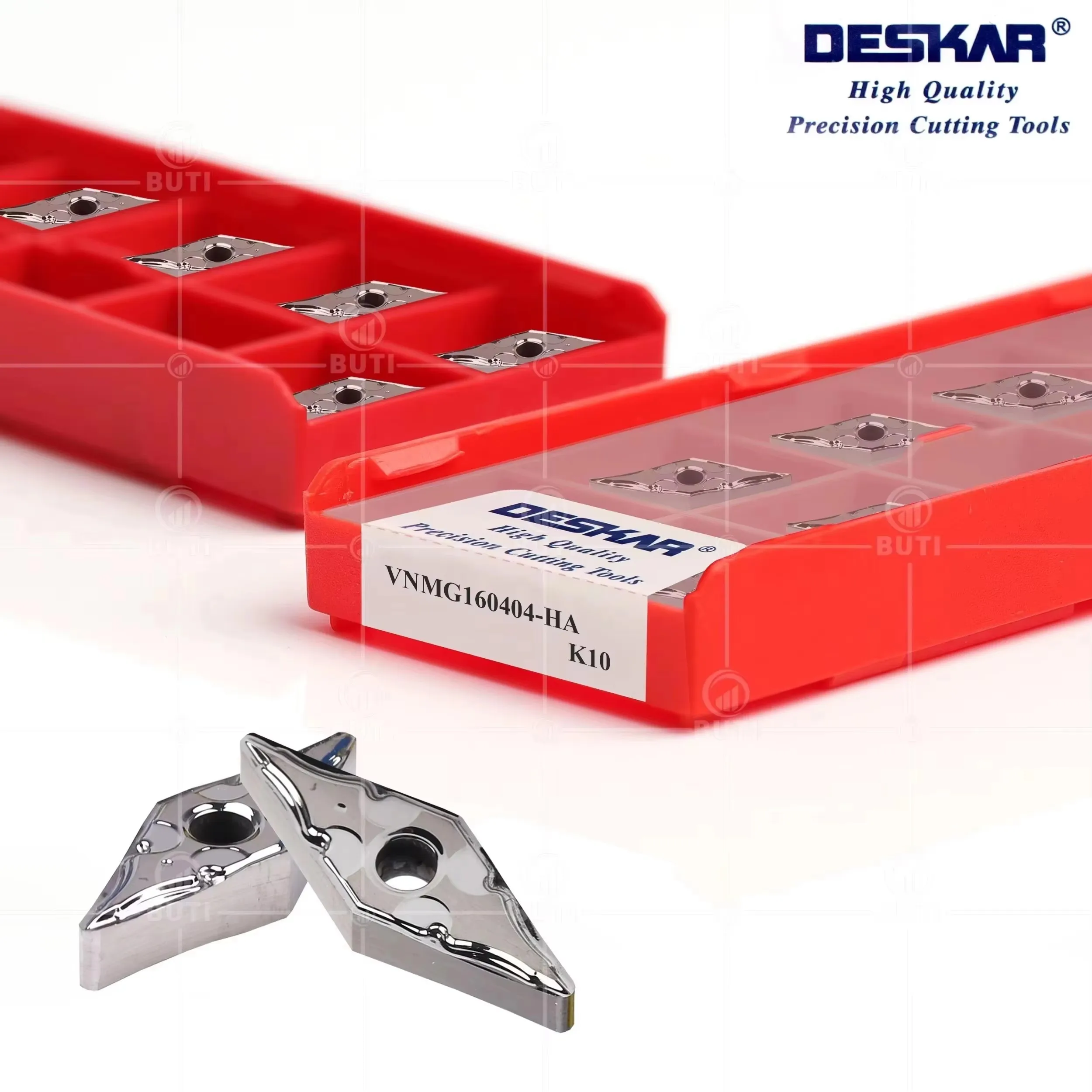 DESKAR 100% Original VNMG160404-HA VNMG160408-HA K10 Numerical Control Lathe Turning Blades Processing Aluminum Inserts Cutters