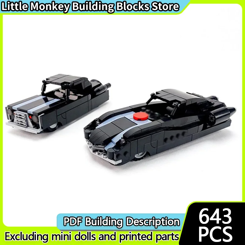 

Популярная модель фильма MOC, строительные кирпичи, верхний уровень, спортивный автомобиль, модульная технология, детские праздничные подарки, сборные игрушки, костюм