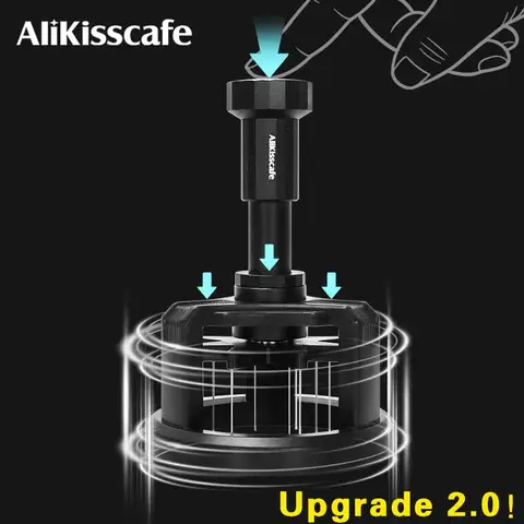 AliKisscafe WDT Tools Rotary 51mm 54mm 58mm Espresso Stirrer Needle Distributor Magnetic Coffee Maker Accessories Barista Tools