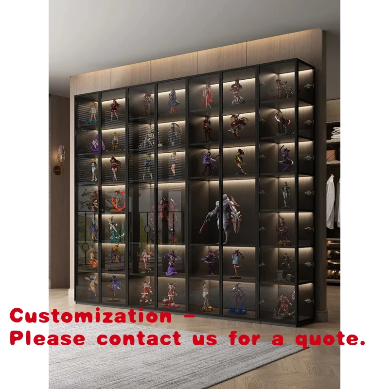 

custom.Antique Glass Door Handmade Solid Wood Living Room Furniture Display Cabinet Storage Customizable Sideboard Bookcase