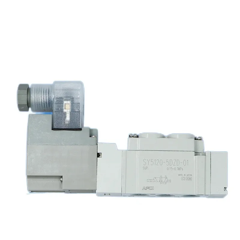 SY3120 5DZ M5 SY5120 5DZ 01 SY7120 High Quality Pneumatic Control Solenoid Valve 5 Port 2 Solenoid Valve SY5120-5DZD-01