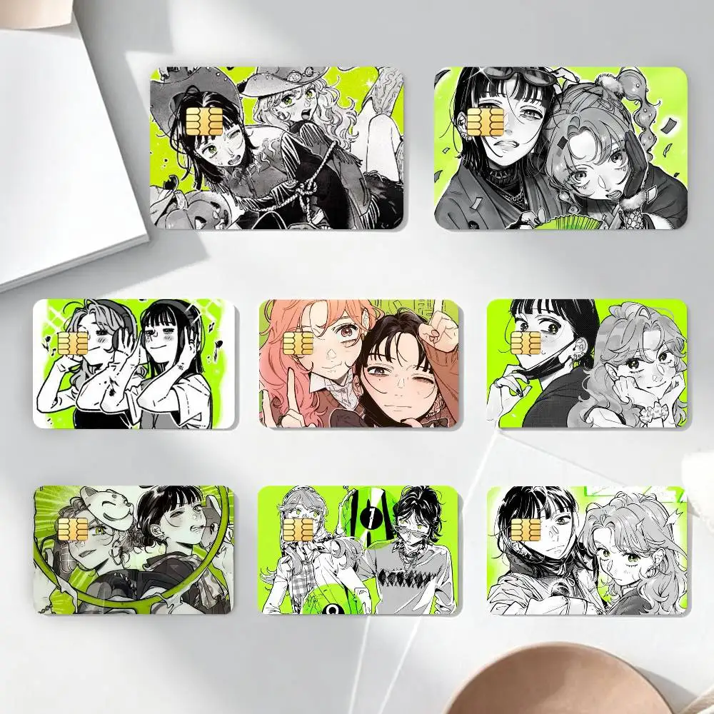 

A-Aya Osawa M-Mitsuki Koga MitsuAya Sticker Decoration Creative Bank Card Bus Metro Waterproof Sticker