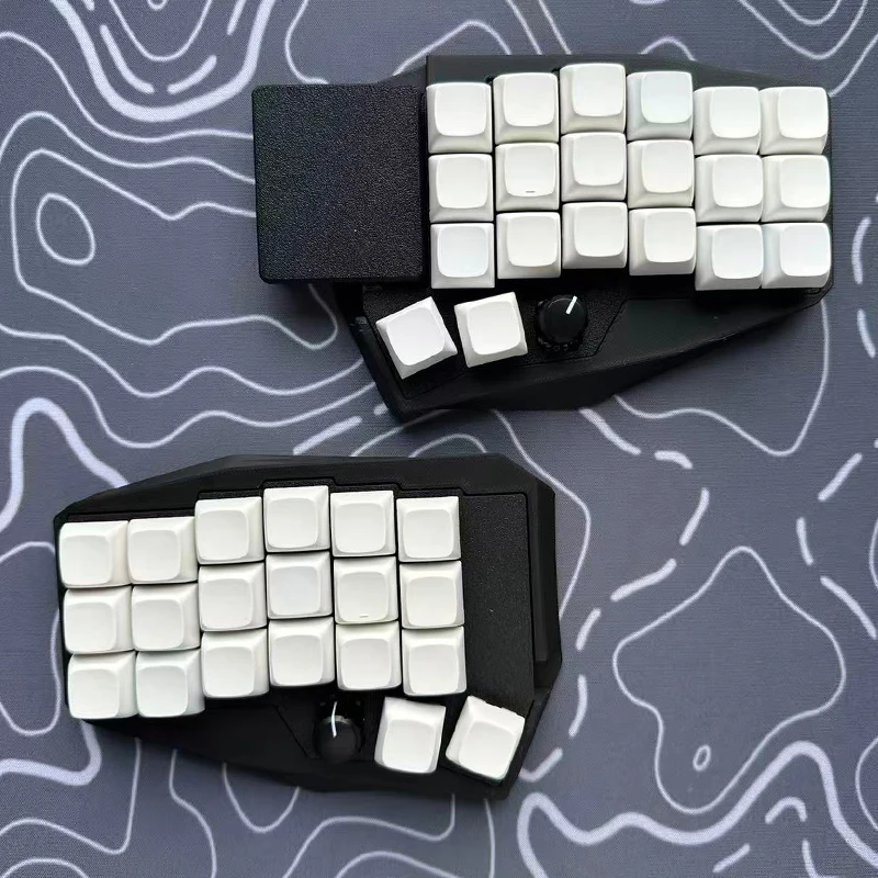 Corne TP Split Keyboard Kit Wired Hot Swap VIAL mit Trackpad MX Switch Wired Corne TP Split Keyboard PC Gamer Zubehör