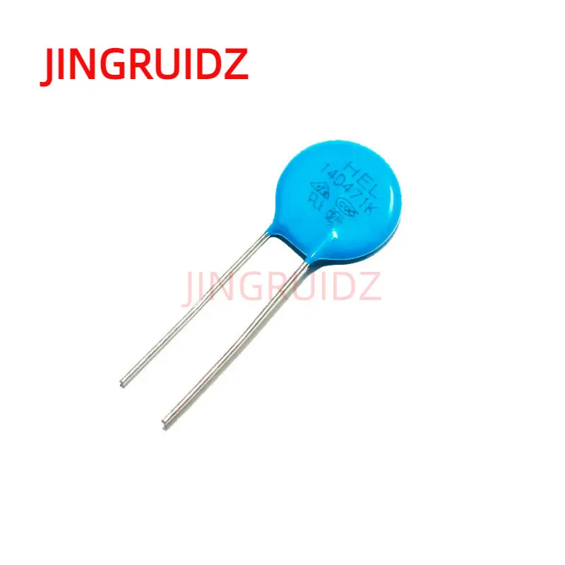 10PCS Zinc Oxide Varistor HEL 14D471K 14D471 470V  Varistor Voltage  Chip Diameter 14mm VSR VDR