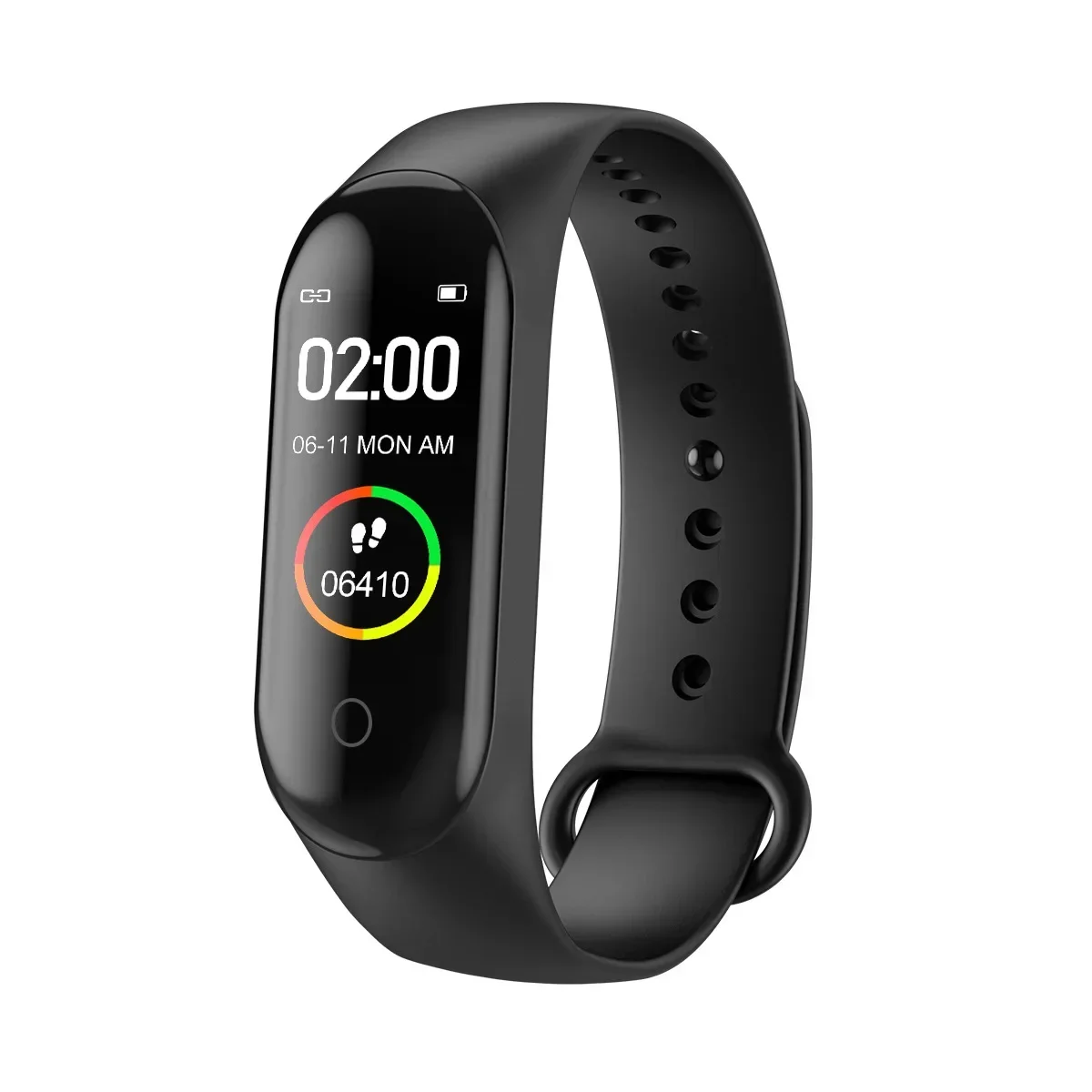 M4 Wristband Sport Fitness Pedometer Color Screen Smart Bracelet Blood Pressure Walk Step Counter Smart Band Watch