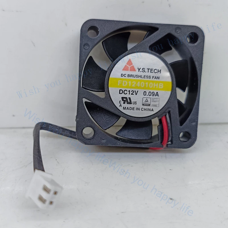 

V+ 1PCS New FOR Y.S.TECH FD124010HB 12V 0.09A 2-wire Cooling FAN#QW