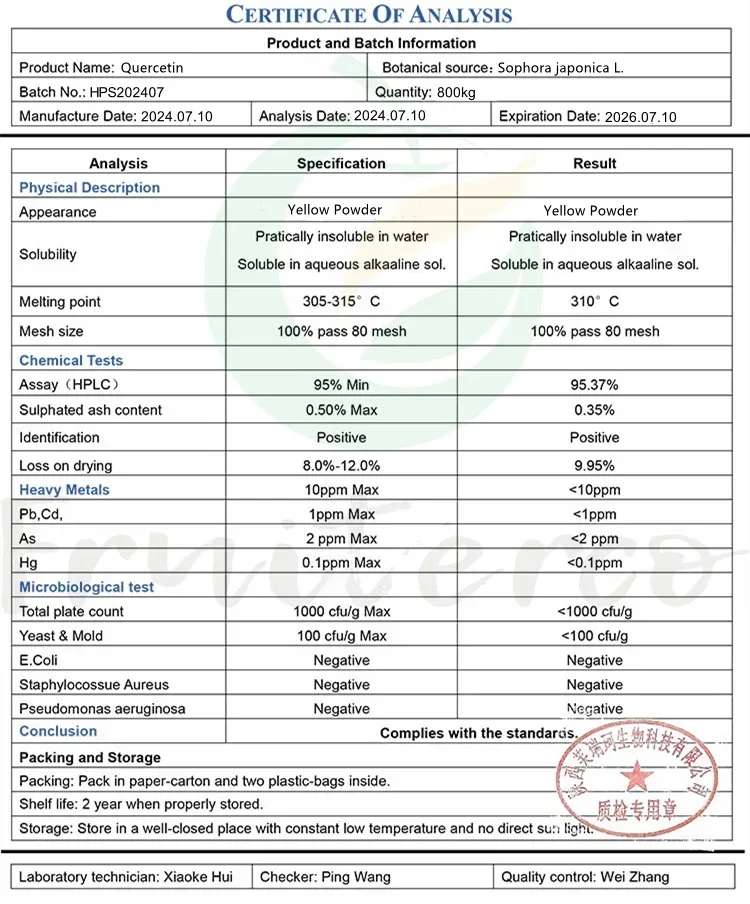 50g-1000g 95+ Antioxidant Quercetin,Factory Direct Sale Sophora Japonica Smoketree[Latest Date]