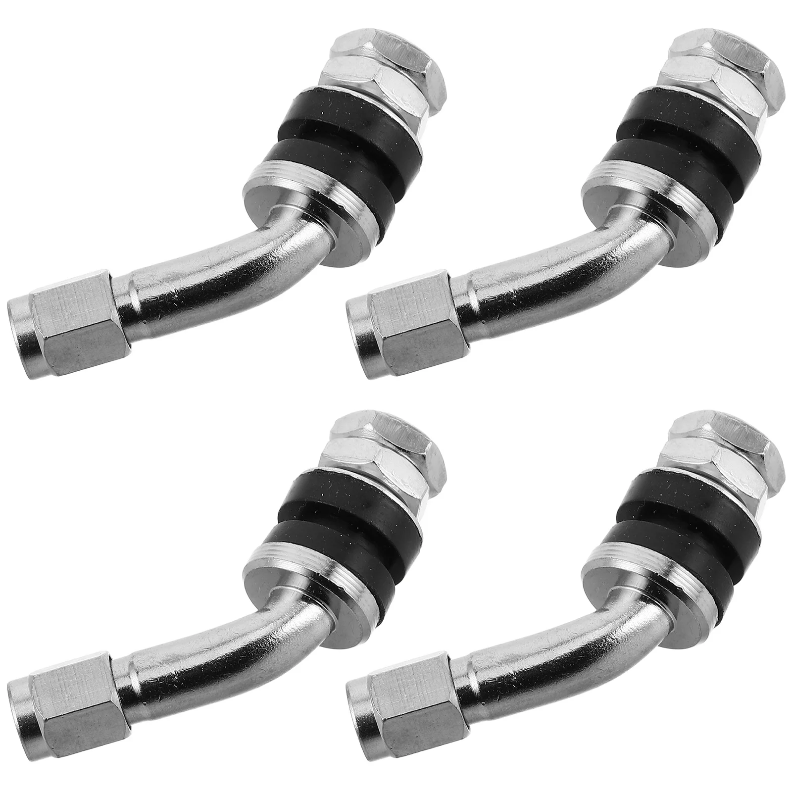 

4Pcs Car and Motorcycle Tubeless Valve Stems High-Strength Copper Anti-Leak Performance for Suvs and Electric Bikes