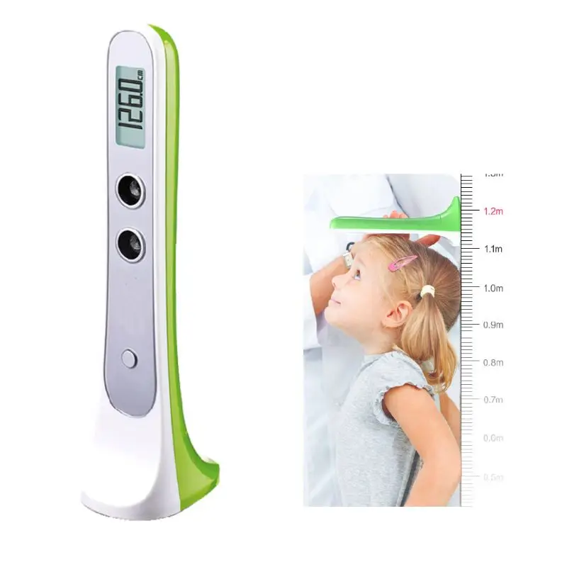X37E Handheld Ultrasonic Height Measuring Ruler Measuring Device Adult Kids LCD Display Convenient to Operate