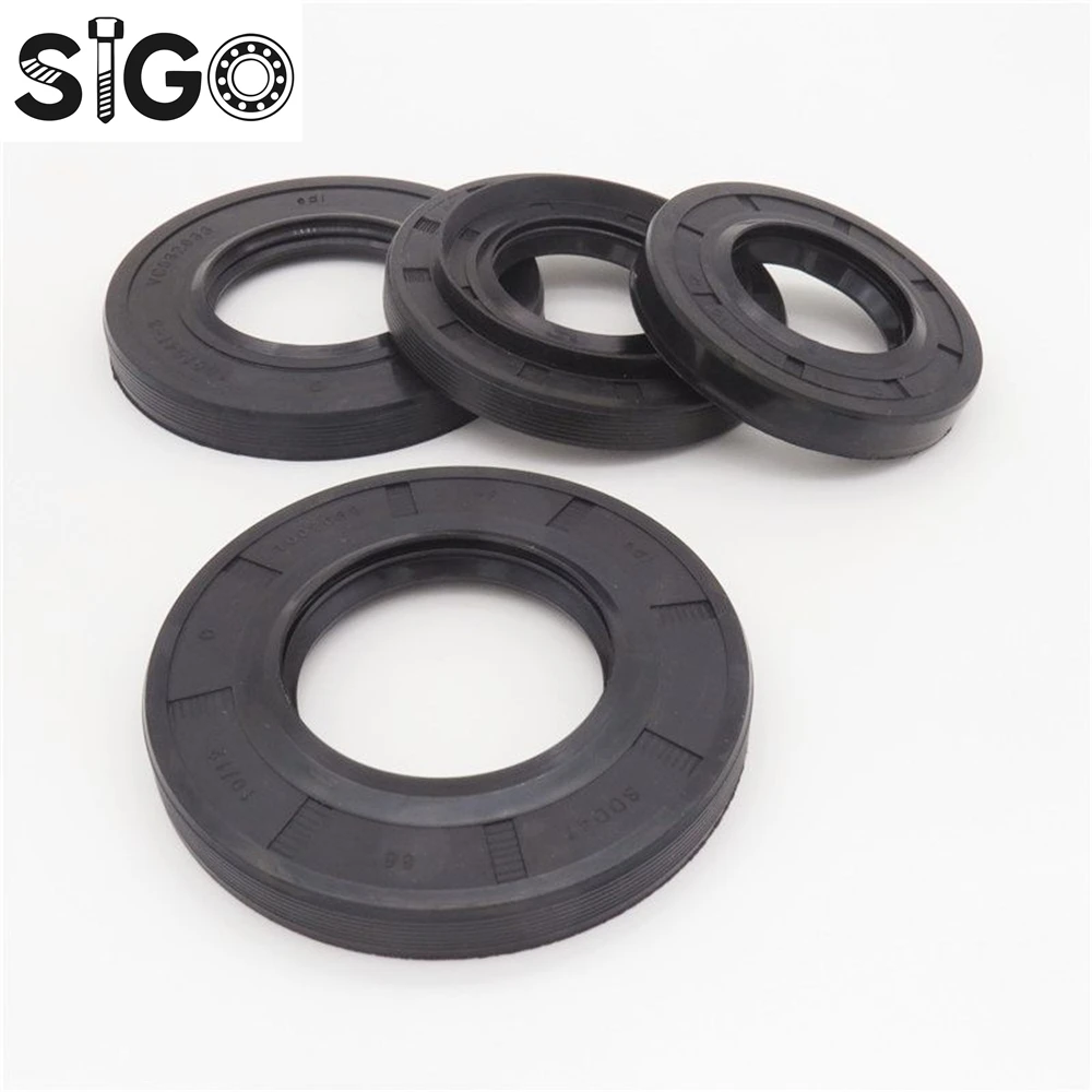 10pcs/NBR Shaft Oil grease Seal TC-32*52*10 Rubber Covered Double Lip With Garter Spring