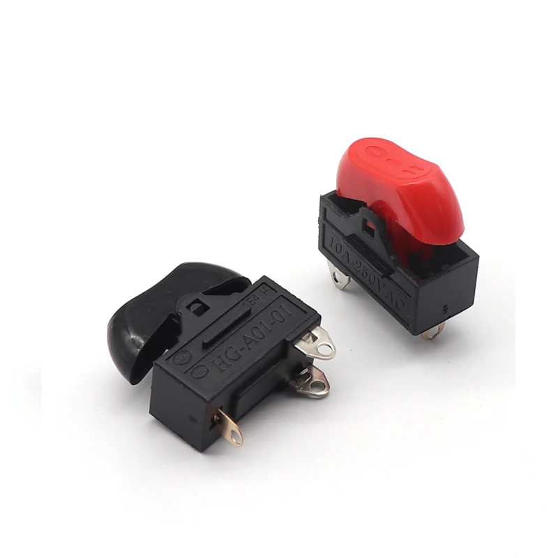 【2PCS】 10A 250VAC Hair Dryer Switch,Rocker Switch,3 Position ON OFF Boat Switch