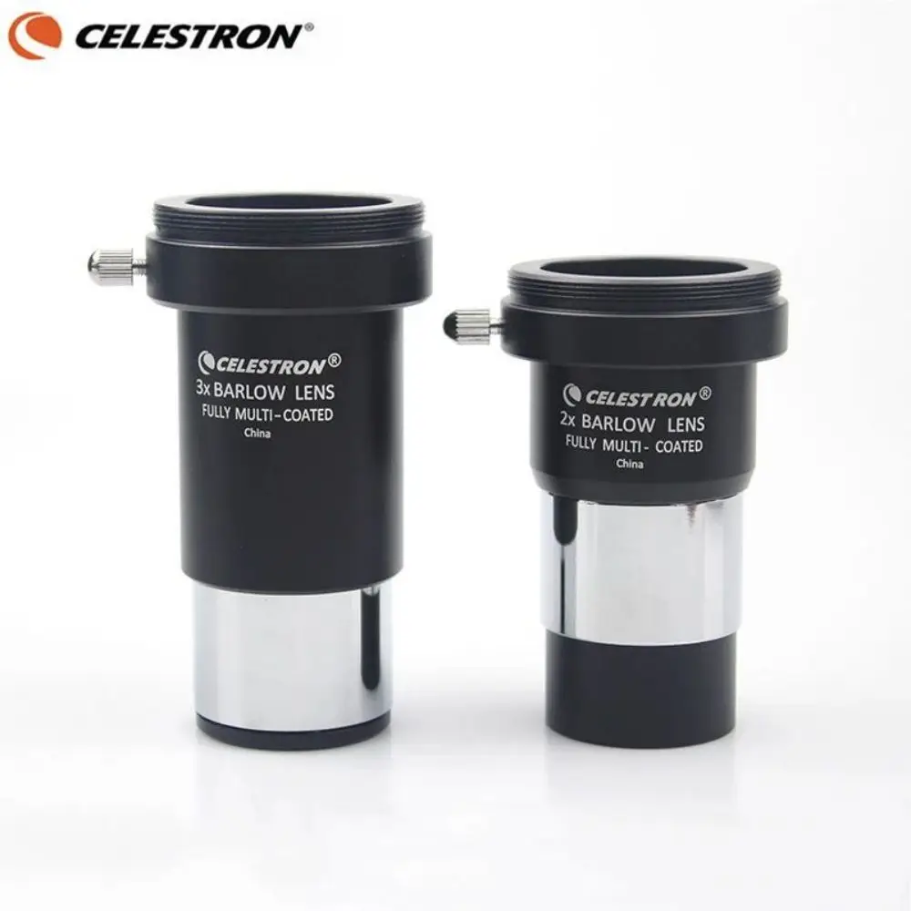 

Celestron 1,25-дюймовая линза Барлоу 2X/3X полностью многослойная зеленая пленка для окуляра астрономического телескопа