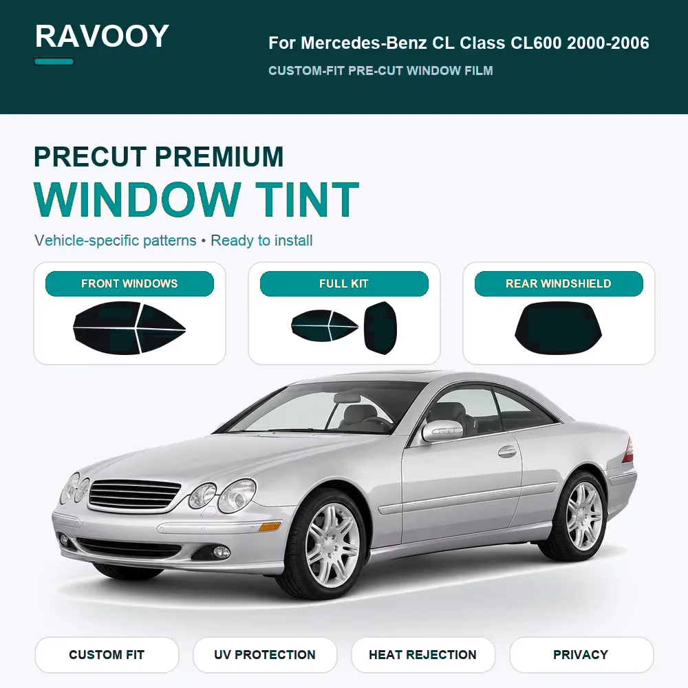premium-precut-window-tint-kit-front-rear-windows-rear-windshield-for-mercedes-benz-cl-class-cl600-2000-2006-nano-ceramic-film