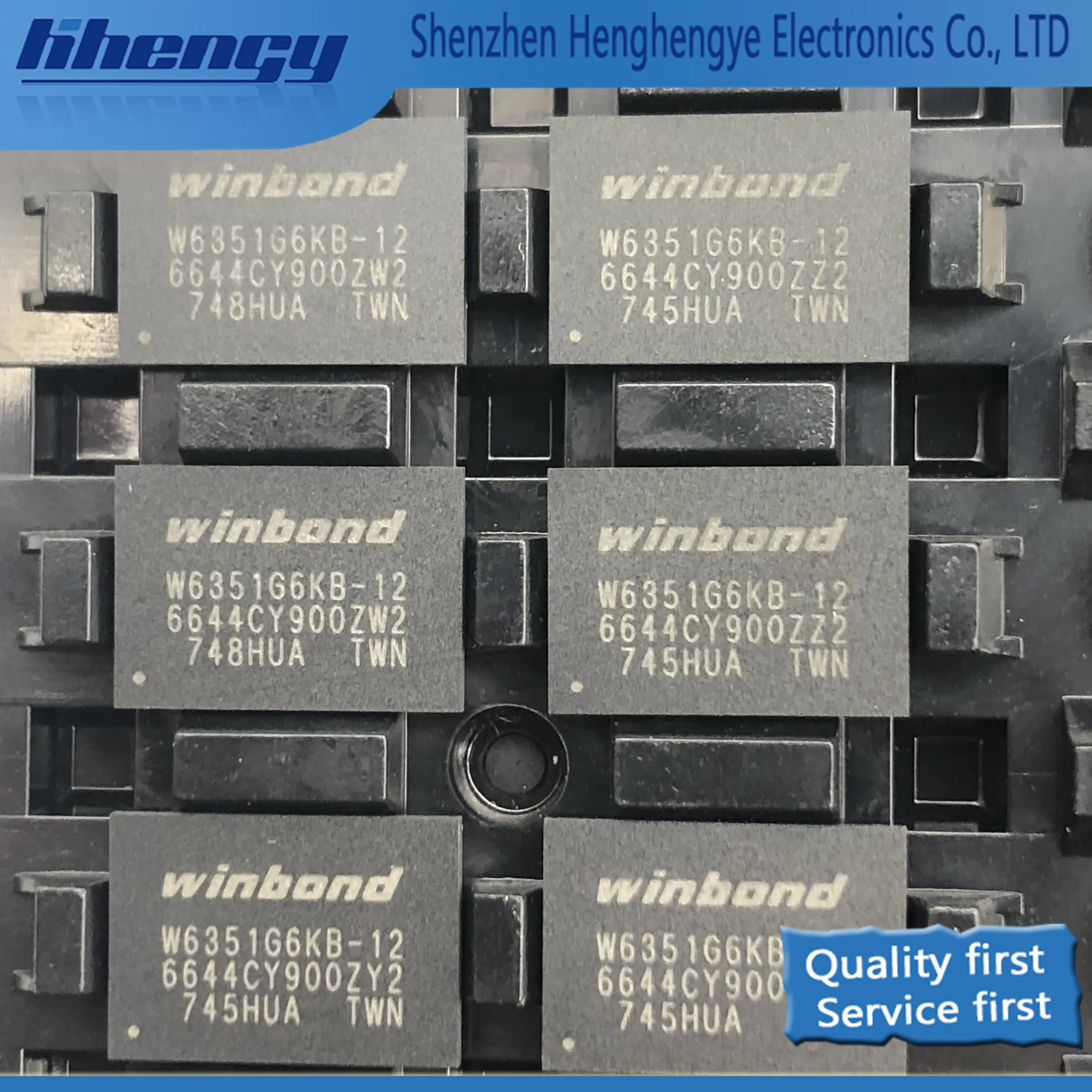 W6351G6KB-12 W6351G6KB TFBGA-96,DDR DRAM, 32MX16, CMOS,Memorizer,Original