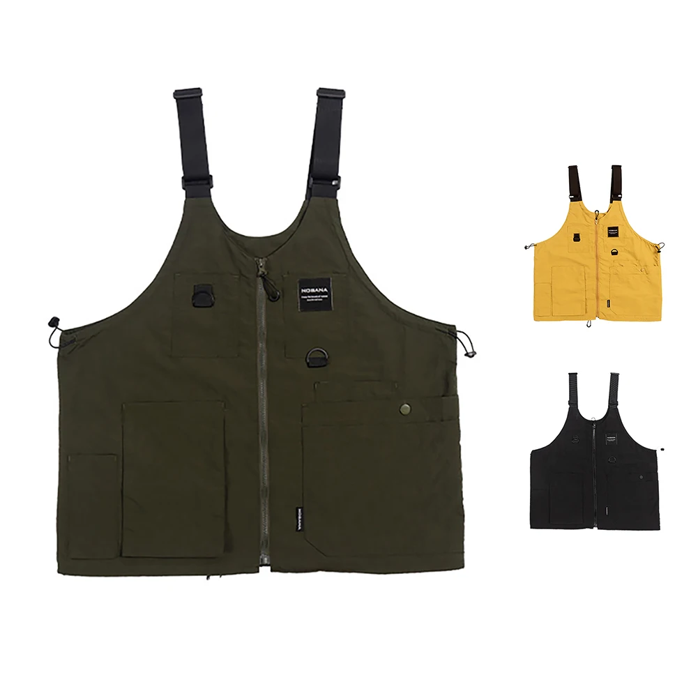 Outdoor Mesh Fishing Vest With Multi Pockets Waistcoat Jacket For Summer Vest Photography Travel Hiking