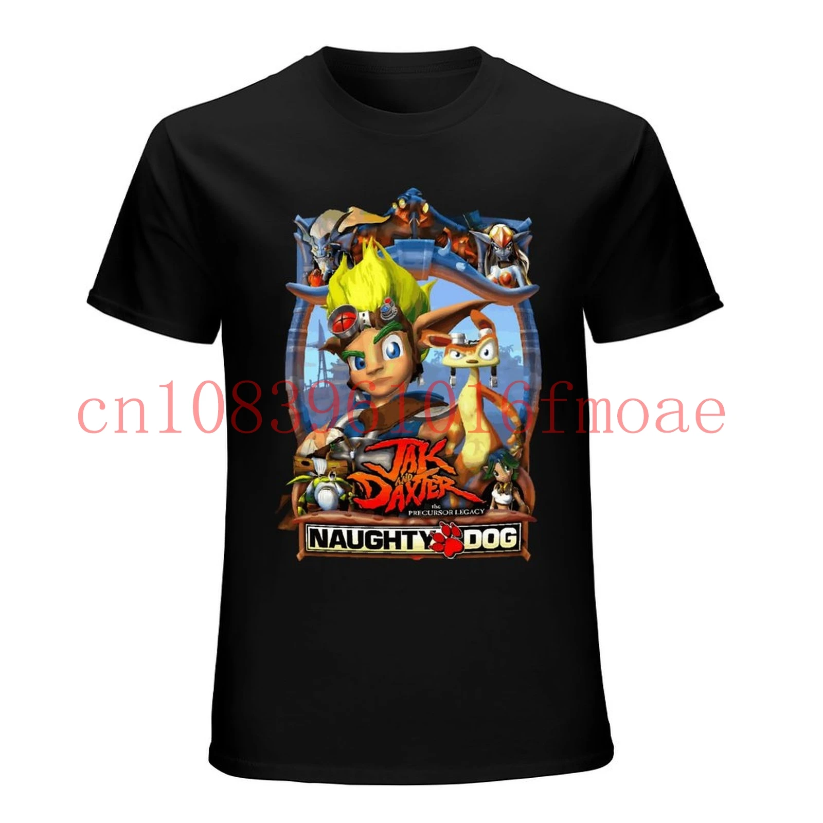 Jak & Daxter - Promo Poster Printing Men T-shirt Tee Tops