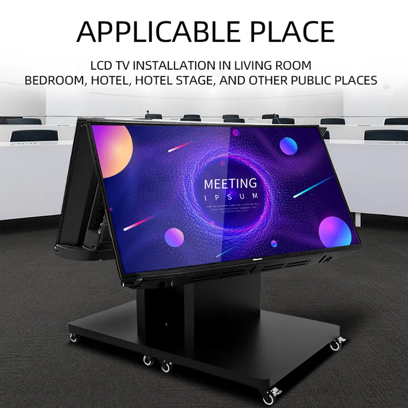 Hot Sale Mobile TV Cart for 40-90 inch Removable LCD Stand with Universal Wheel Factory Price and High Quality