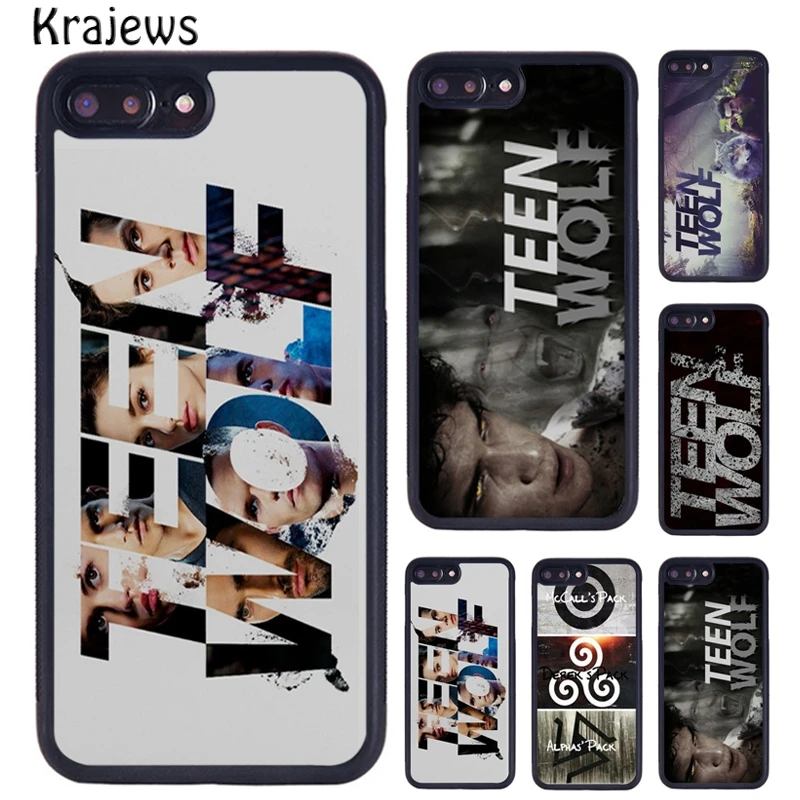 Krajews Teen Wolf Logo Derek Scott Dylan Phone Case For iPhone 16 15 14 Plus 11 12 mini 13 Pro XR XS Max cover coque