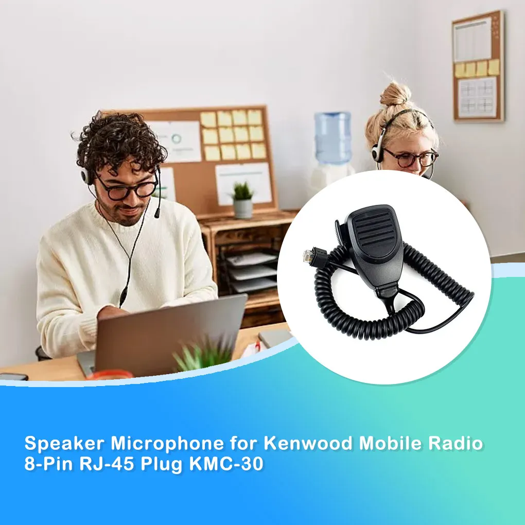 Mikrofon Mikrofon Hoparlör 8 Pin Kenwood Mobil Radyo KMC-30 TK-760 TK-768 TK-830 Mobil Araç Radyo