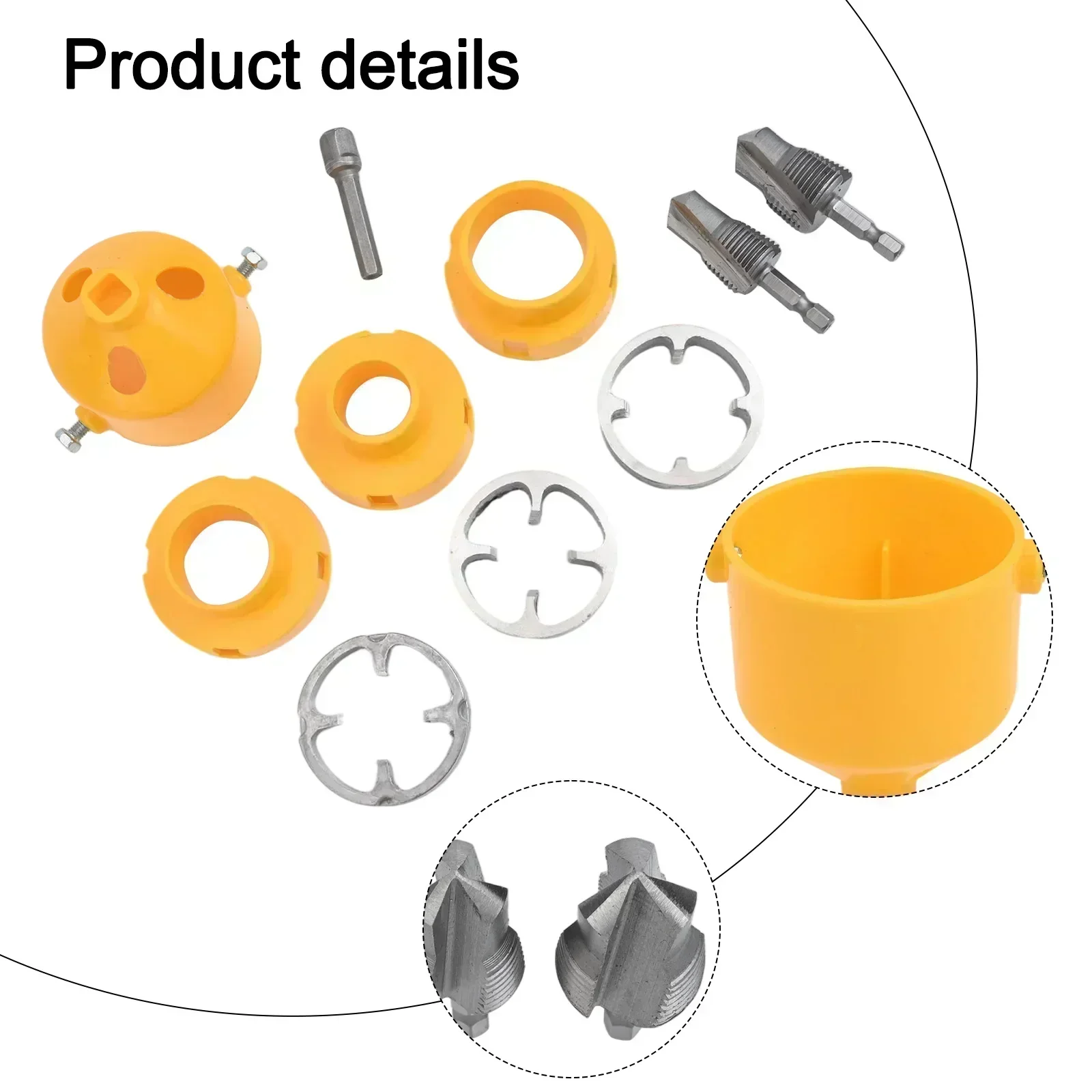 Home Improvement 4-Point 6-Point Tool Compatible With PVC Pipes Dual Functionality Drill Compatibility Quick Switching