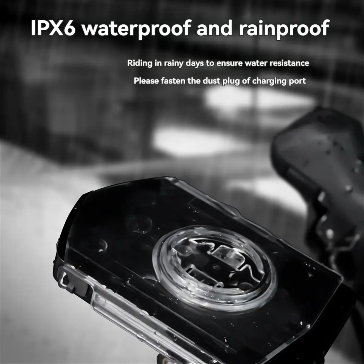A61P  Bicycle Front Light IPX6 Waterproof Cycling Power Bank Type-C Charging for IGS Computer