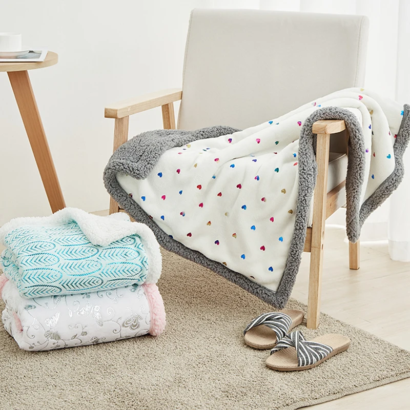 Pasgeboren Dubbele Lagen Gezellige Flanellen Baby Deken Winter Baby Jongens Meisjes Wrap Infantil Inbakeren Dutje Ontvangen Beddengoed Bebe Quilt