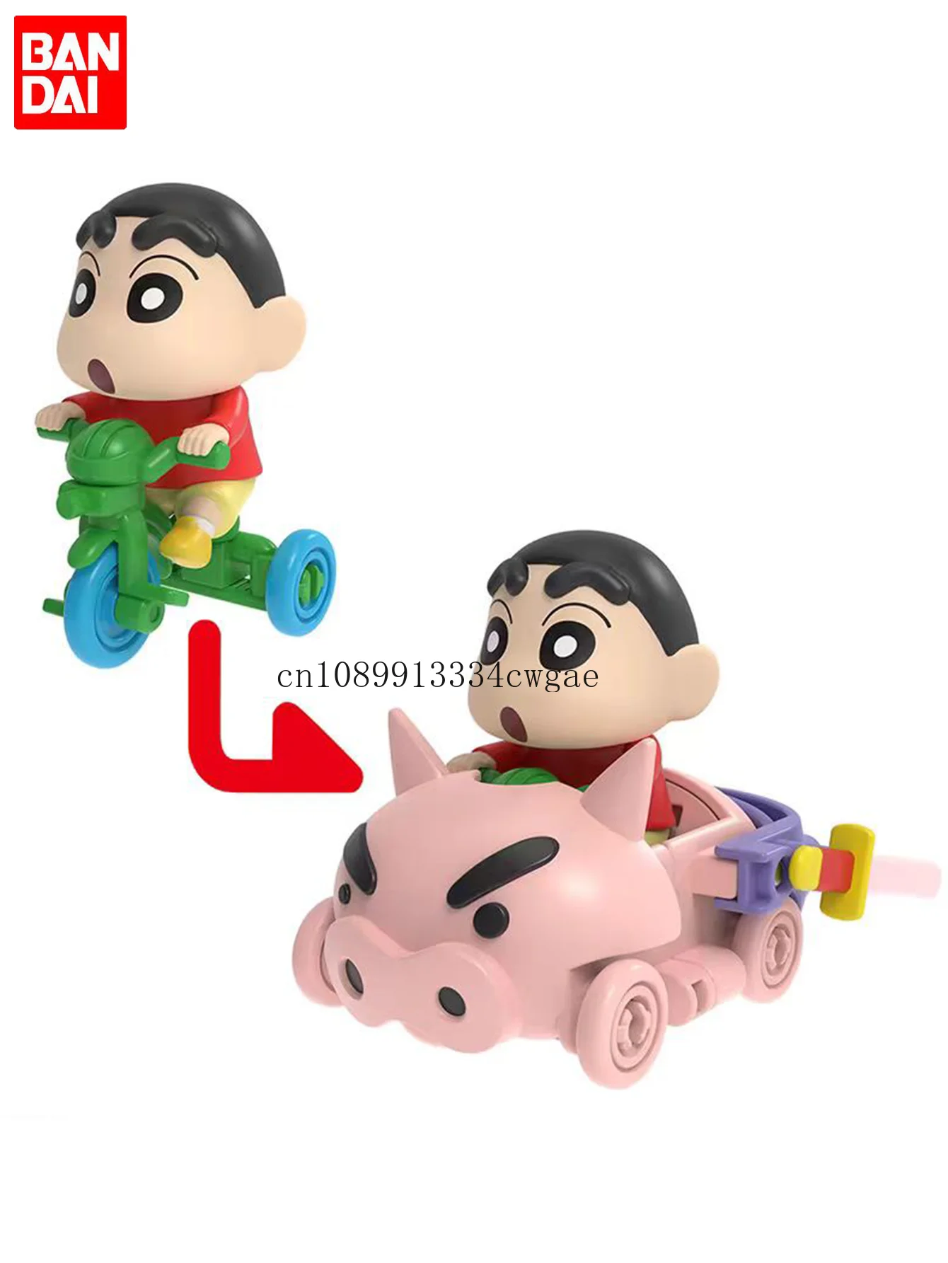 BANDAI Crayon Shin-chan Nowara Shinnosuke noхара Himawari noхара Shiro трехколесные комбинированные фигурки модель детские игрушки подарки