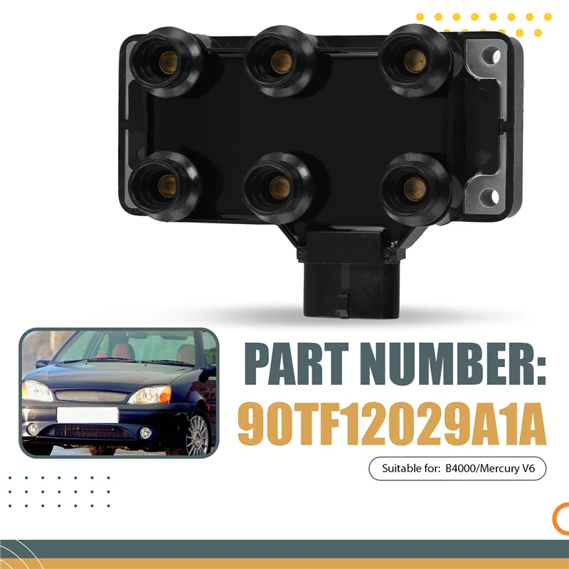 FOTZ12029A, 90TF12029A1A Ignition Coil For Ford Explorer Ranger/ Mazda B4000/ Mercury V6