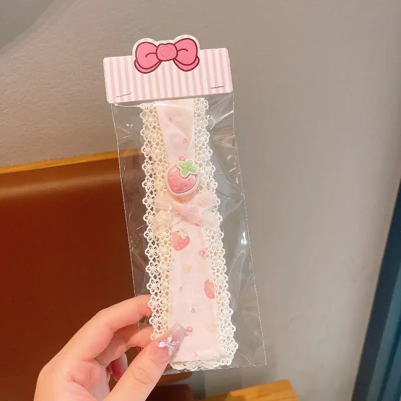 1 Stück Baby-Haaraufkleber mit kleinen Blumenmuster, Haarband für Kinder, Pony-Sticker, süße Kopfbedeckung für Mädchen – Detail 8
