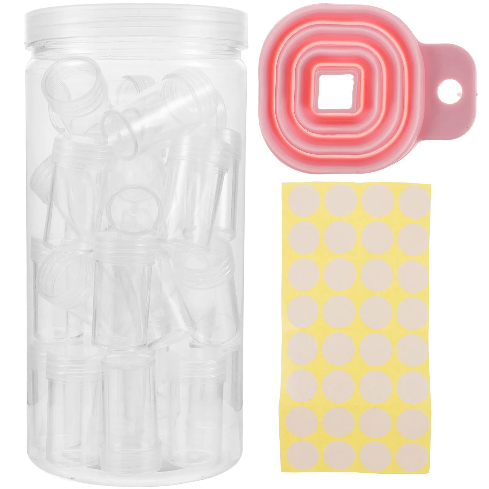

Container for Nail Supplies Fake Jar Storage Containers Beads Craft Organizer Charm