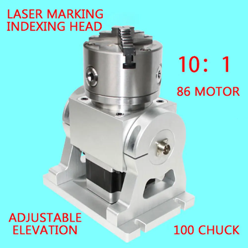 Testa di indicizzazione per fresatrice di precisione CNC con mandrino a 3 griffe da 100 m Testa divisoria universale per fresatrice CNC 10:1 2025 NOVITÀ