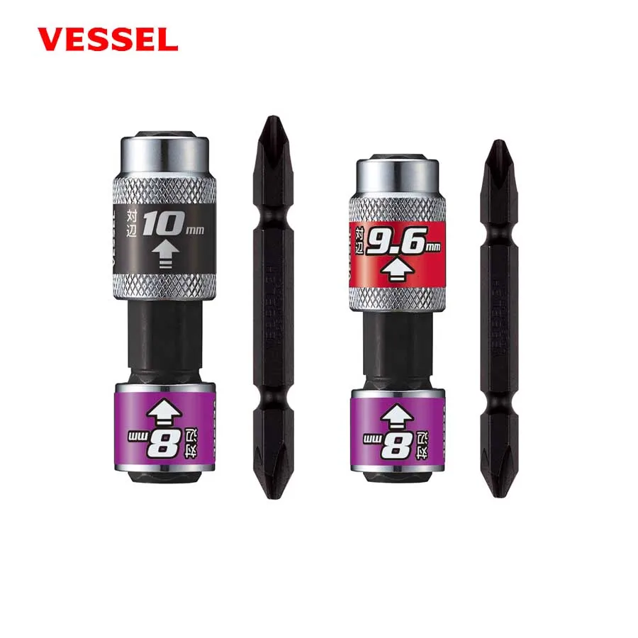 VESSEL 4 in 1 Double-Headed Socket with Double Head Bit Socket Wrench Multifunctional Repair Tool BH-40 41