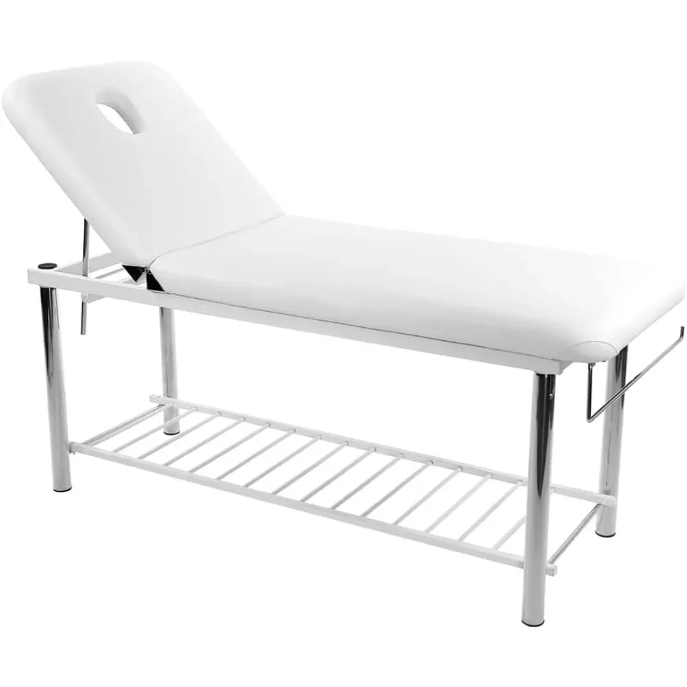 

Massage bed.Metal Frame Edition of Smart Massage/Facial Bed & Table +600lbs White (Heavy Duty)27 inches