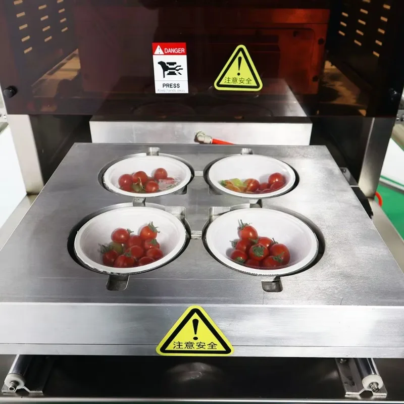 Frozen Food Packaging MAP Tray Sealer Custom Vacuum Packing Machine Modified Atmosphere Packaging Equipment