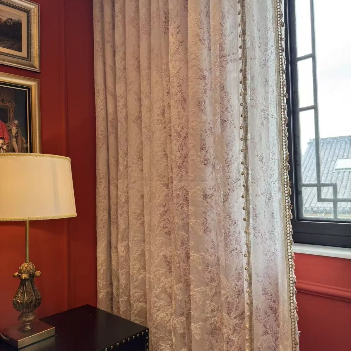 

Европейские классические шторы с вышивкой и жаккардовым узором, защищающие от солнца, декоративные, светонепроницаемые, для гостиной, спальни и кабинета