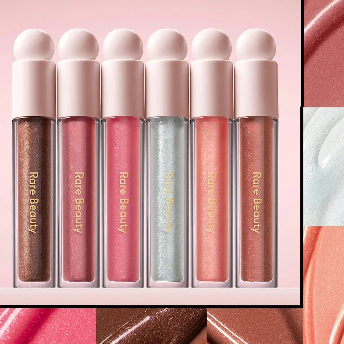 レアビューティー ポジティブライト ルミナイジング リップグロス メイクアップ シャイン グリッターのようなシアーグロス 保湿メイクアップ リップスティック リップバーム オイル ﻿