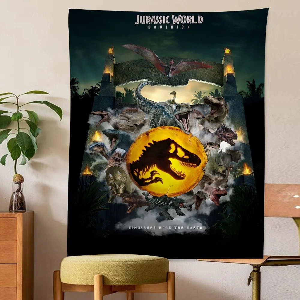 J-Jurassic W-World D-DominionWall Tapestry Bohemian Wall Tapestries Mandala Wall Hanging Home Decor