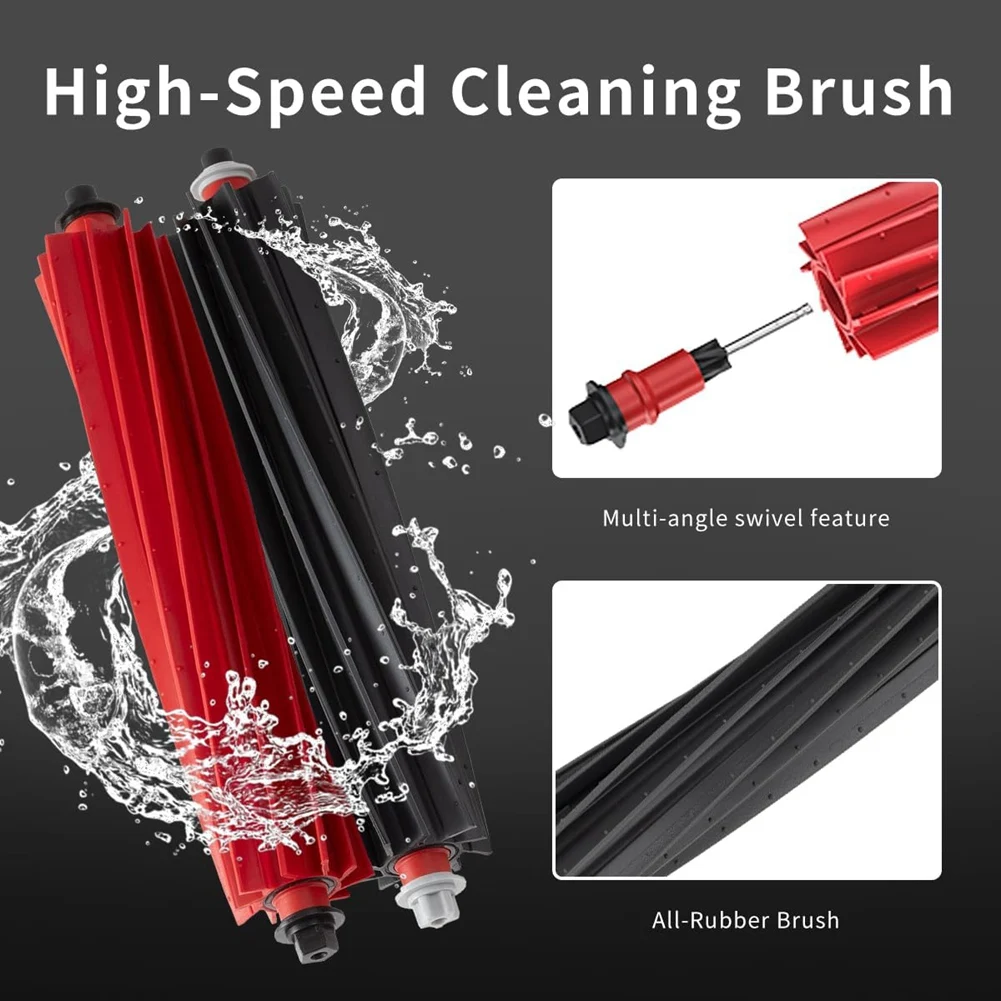 فرشاة دوارة ABKR لـ Roborock S8 MaxV Ultra، لـ S8 Max Ultra، لأجزاء المكنسة الكهربائية الروبوتية Qrevo Master