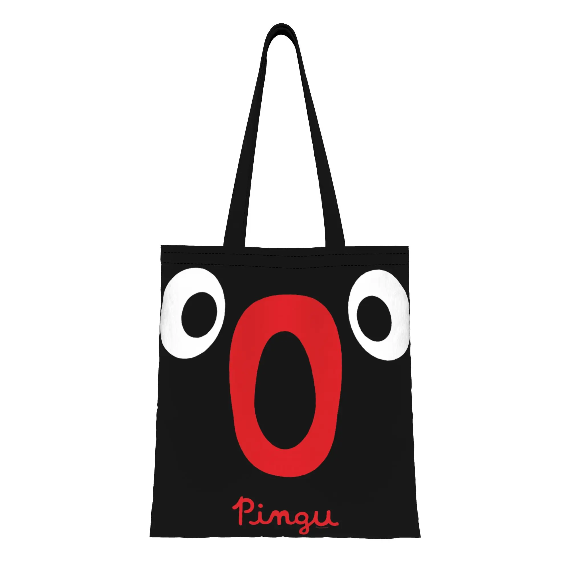 

1 шт. Винтажная холщовая сумка-тоут Nut Nut Penguin, большая вместительная прочная сумка Pingu, уличная сумка, модная сумка-тоут