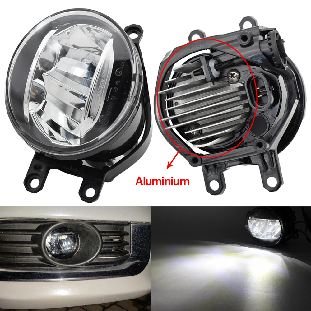 1pair LED Fog Light Car Front Bumper Fog Lamp Replacement For Toyota Urban Cruiser (NSP1_, NLP1_, ZSP1_, NCP11_) 2009-2014