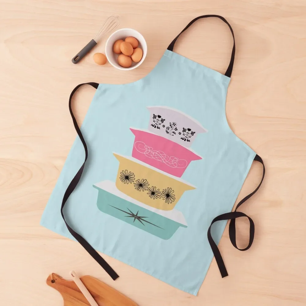 

Pyrex Pretties 2 Apron Cute Kitchen Accessories Home Supplies Kitchens Men professional hairdressing Apron