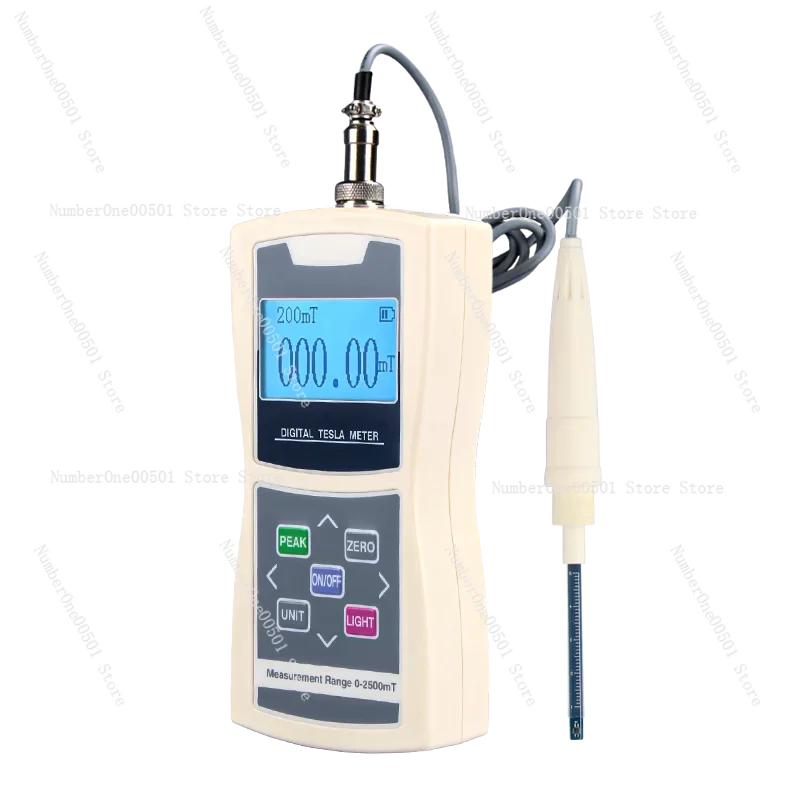

Gaussian Meter Handheld Digital Tesla Meter Magnetic Field Tester Magnetic Strength Tester Strong Probe