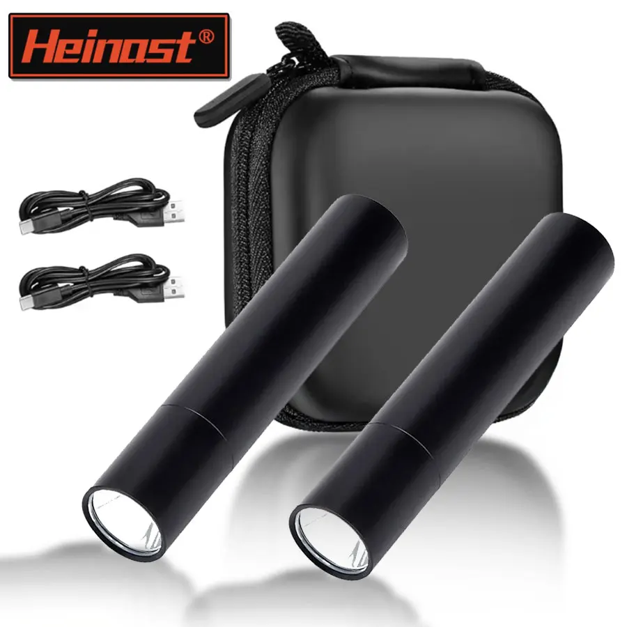 Mini Flashlight USB Rechargeable Aluminum Alloy Flashlight Super Bright LED  Long-range Portable Flashlight Emergency Lamp