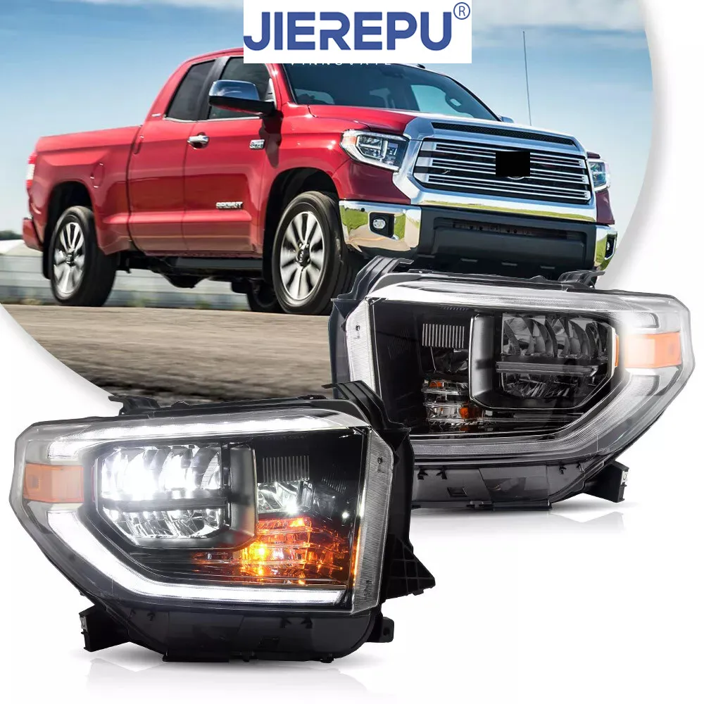 

1 пара полностью светодиодных фар указателя поворота для Toyota Tundra 2014-2021 гг. с последовательными указателями поворота
