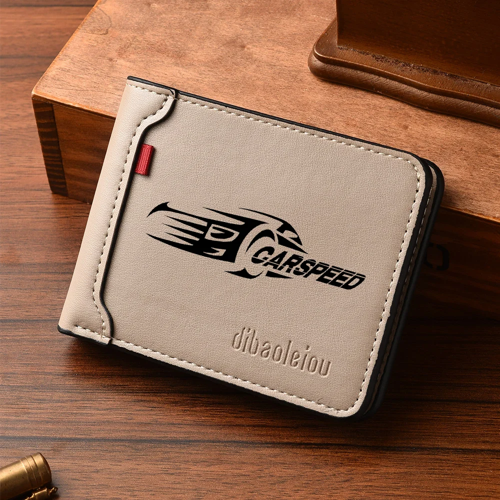 Neue Retro-Herrenbrieftasche aus PU-Leder, weiche, ultradünne Mini-Geldbörse, leichte und schlanke Geldbörse für Herren