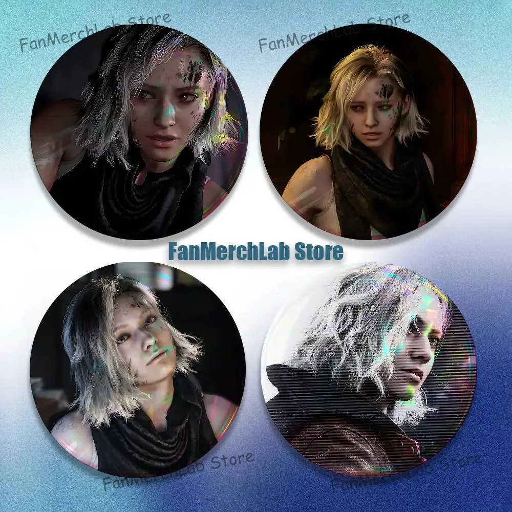 

R-Resident G-Grace A-Ashcroft Badges Button Round Creative Pin Brooch Badge Bag Decor Fans Collect Friends Gifts