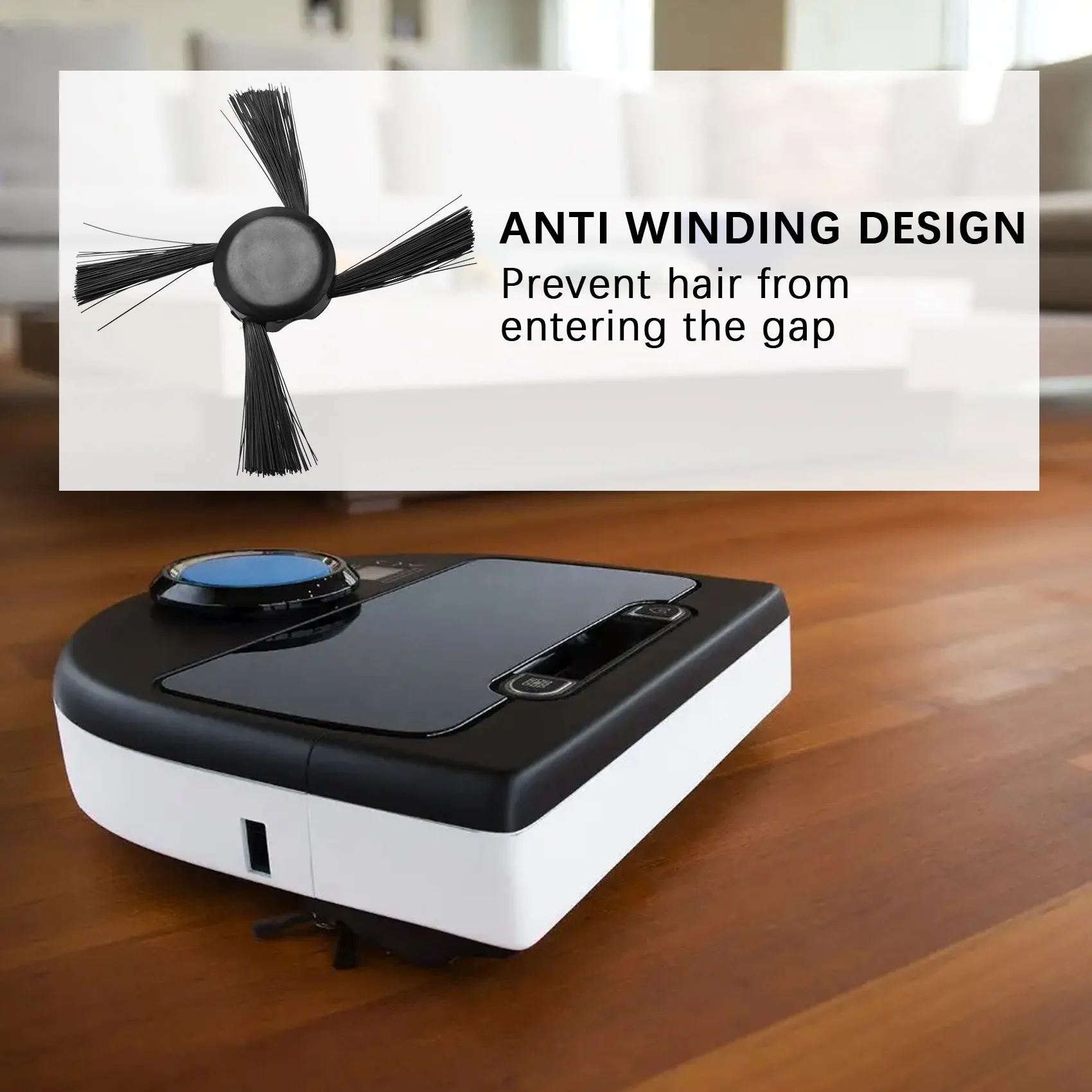 AD41-9X Filter Hepa 3X Sikat Samping untuk Neato Botvac D3 D4 D5 D6 D7 D70 D75 D80 D85 Terhubung Botvac 75E 80 85 Filter Kuas